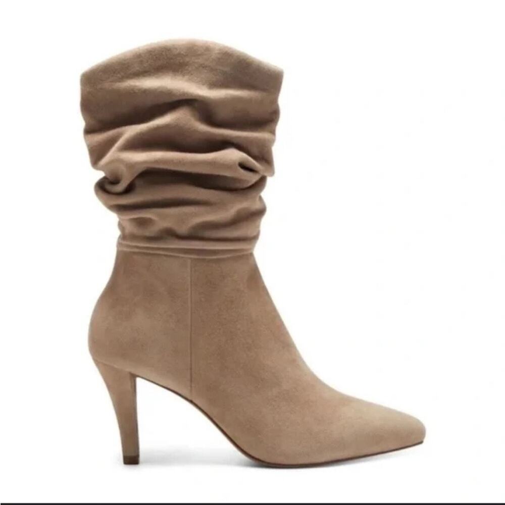 Vince Camuto Women's Sonbela High Suede Boot Tortilla